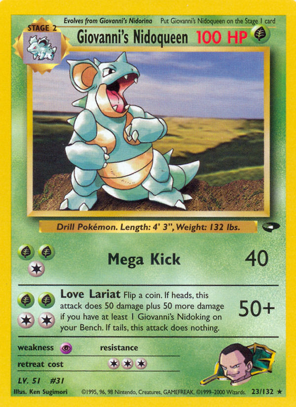 Gym Challenge Giovanni's Nidoqueen #23/132 unlimited